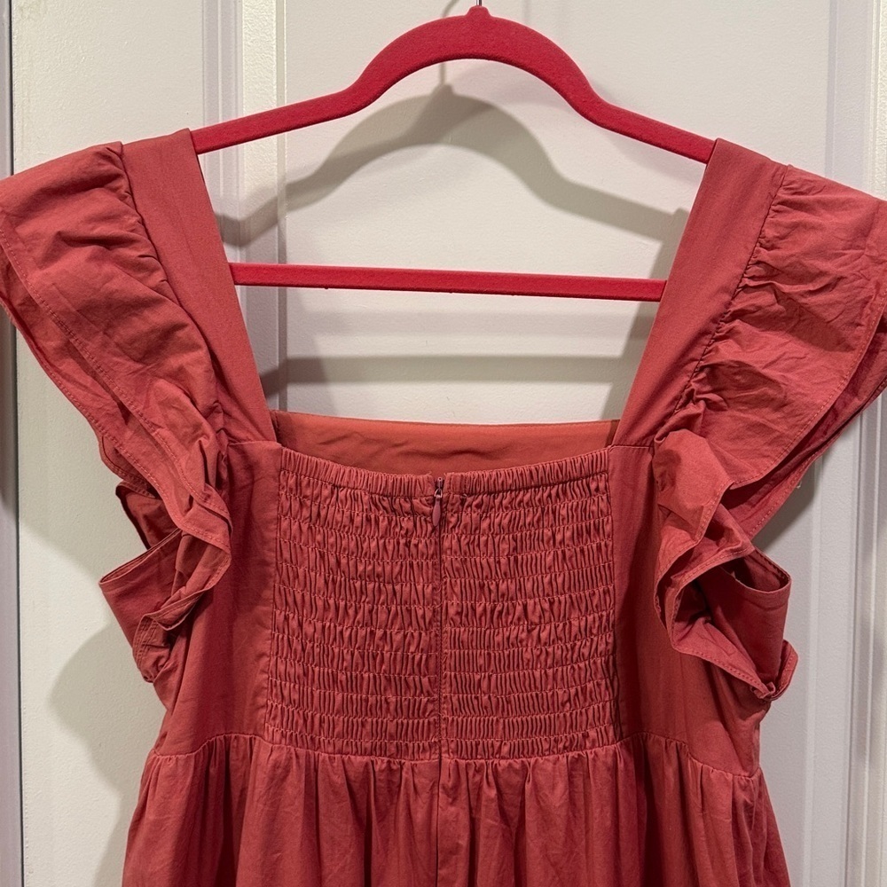 Donna Morgan Midi Ruffle Tiered Dress - Picture 11 of 13